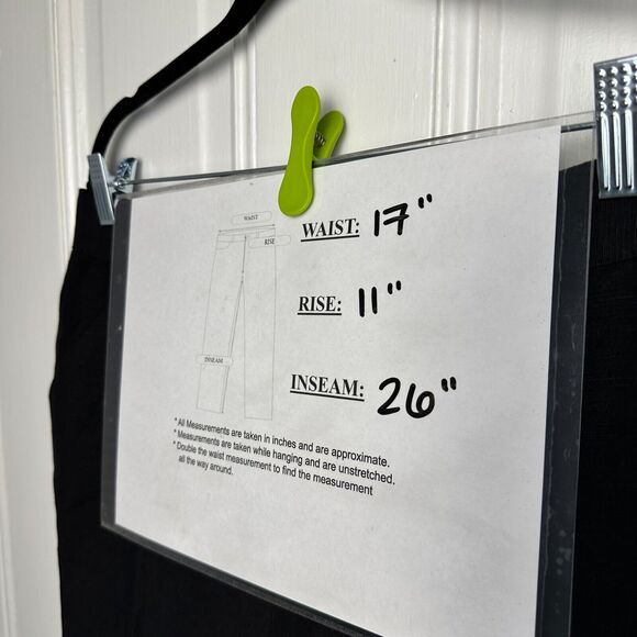 Kate Hill Pants Womens 8P Black Pleated Trouser Linen Blend Pockets Straight Leg - Picture 8 of 8